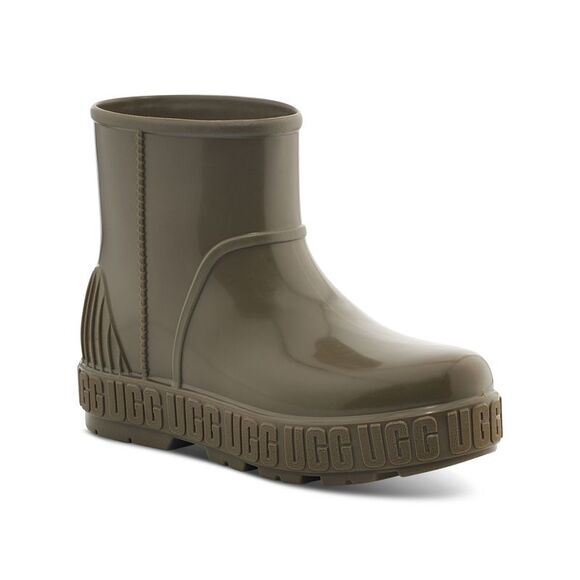 UGG Shoes - UGG Womens Green Treaded Waterproof Drizlita Round Toe Platform Rain Boots 5